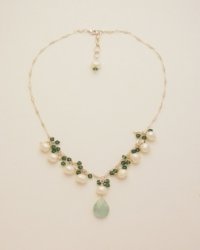 Pearl and Crystal Necklace Project