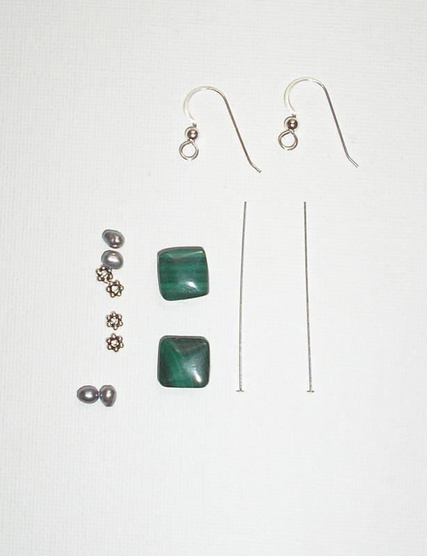 Malachite Earrings