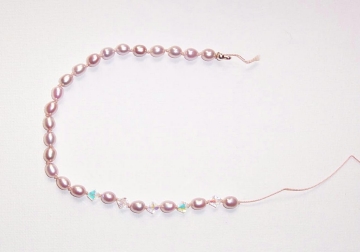 Pearl and Crystal Choker